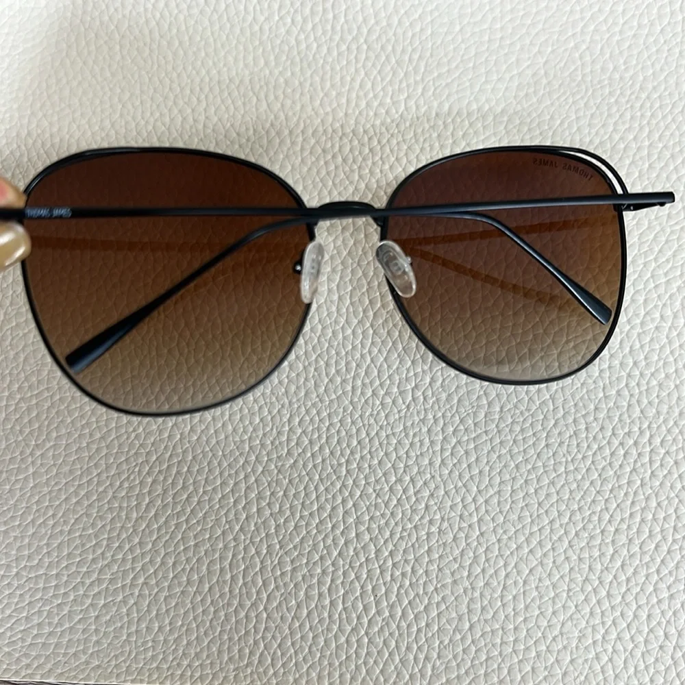 THOMAS JAMES brown ombré sunglasses